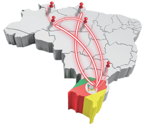 Onde a Caxias Norte Brasil atende?